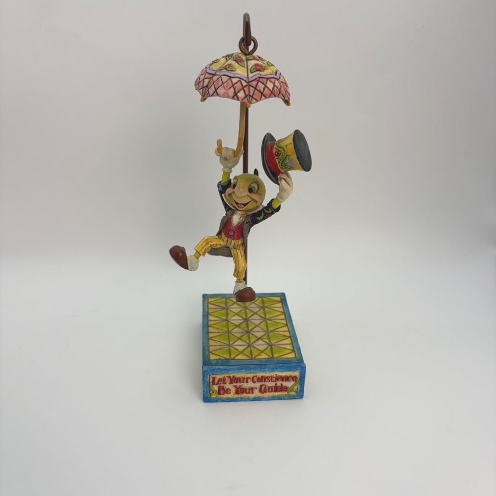 Jim Shore Disney Traditions Jiminy Cricket Conscience Be Your Guide 4005219